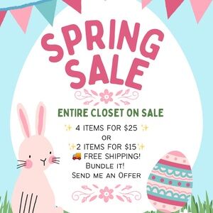 ✨SPRING SALE✨ 4 for $25 or 2 for $15 PLUS FREE SHIPPING 🥰